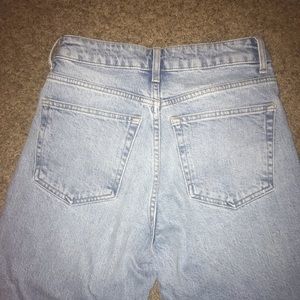Topshop Straight Leg Jeans